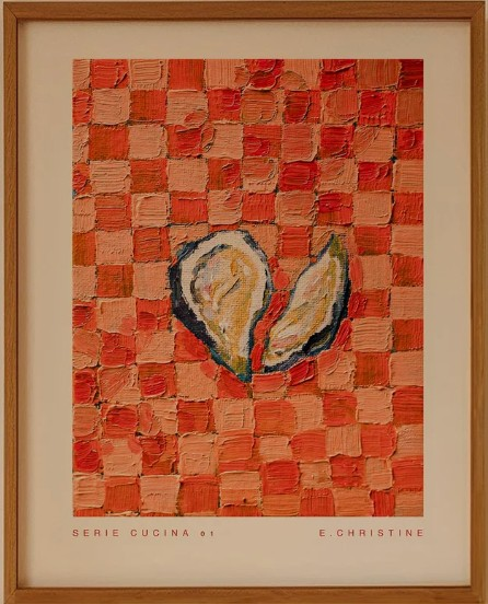 Serie Cucina 01, Oil Painting by E. Christine | Oyster Fine Art Print