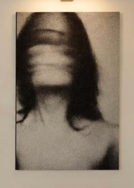 Abstract Motion Blur Portrait