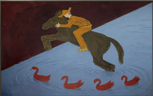 water horse painting