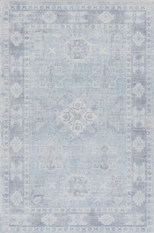 light blue oriental rug