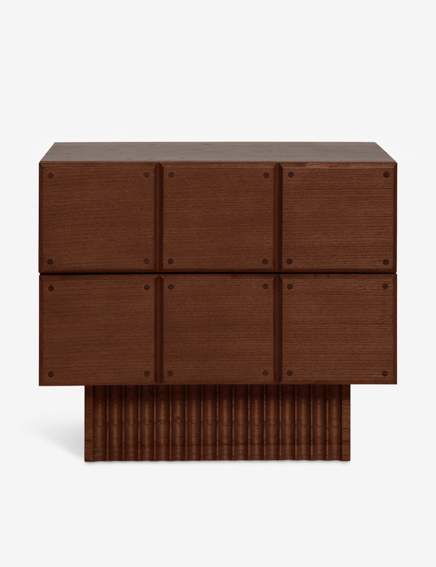 Lulu and Georgia Lee Nightstand by Sarah Sherman Samuel Vintage Brown A0662568 1