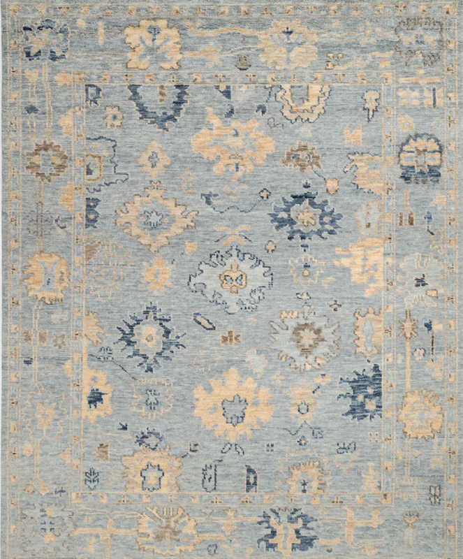 blue cream oriental rug