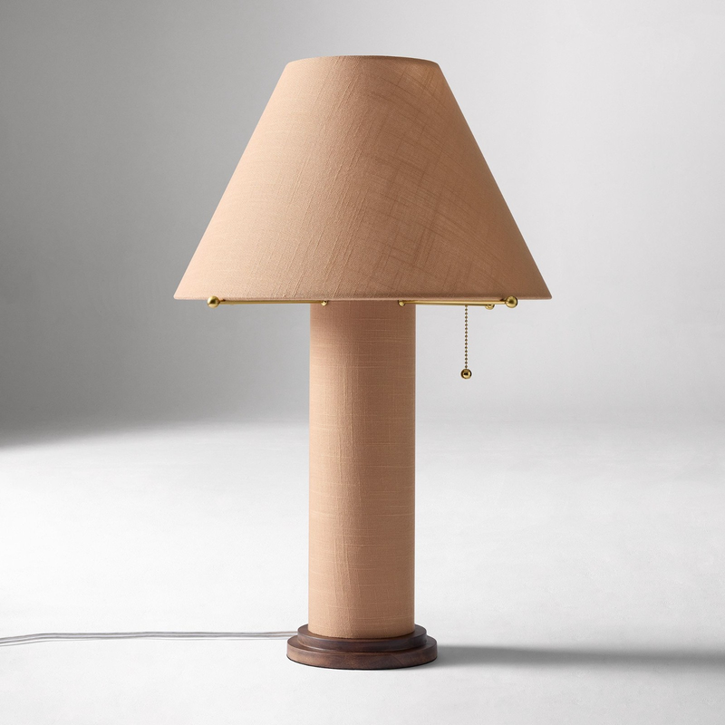 pierce ward linen table lamp 25 xl